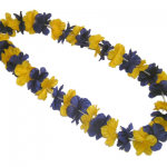 Flower-Leis-Navy-Yellow