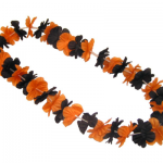 Flower-Leis-Orange-Black